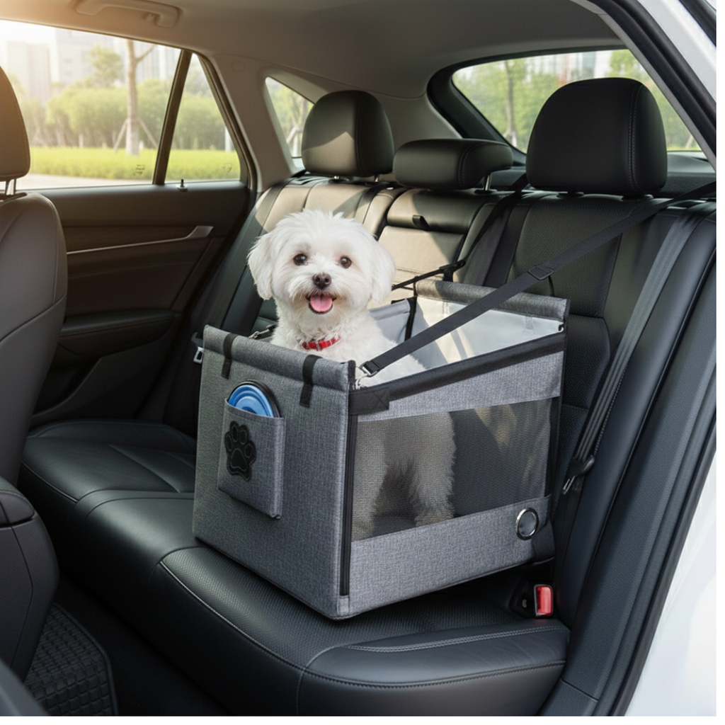 Rücksitz-Box für kleinere Hunde