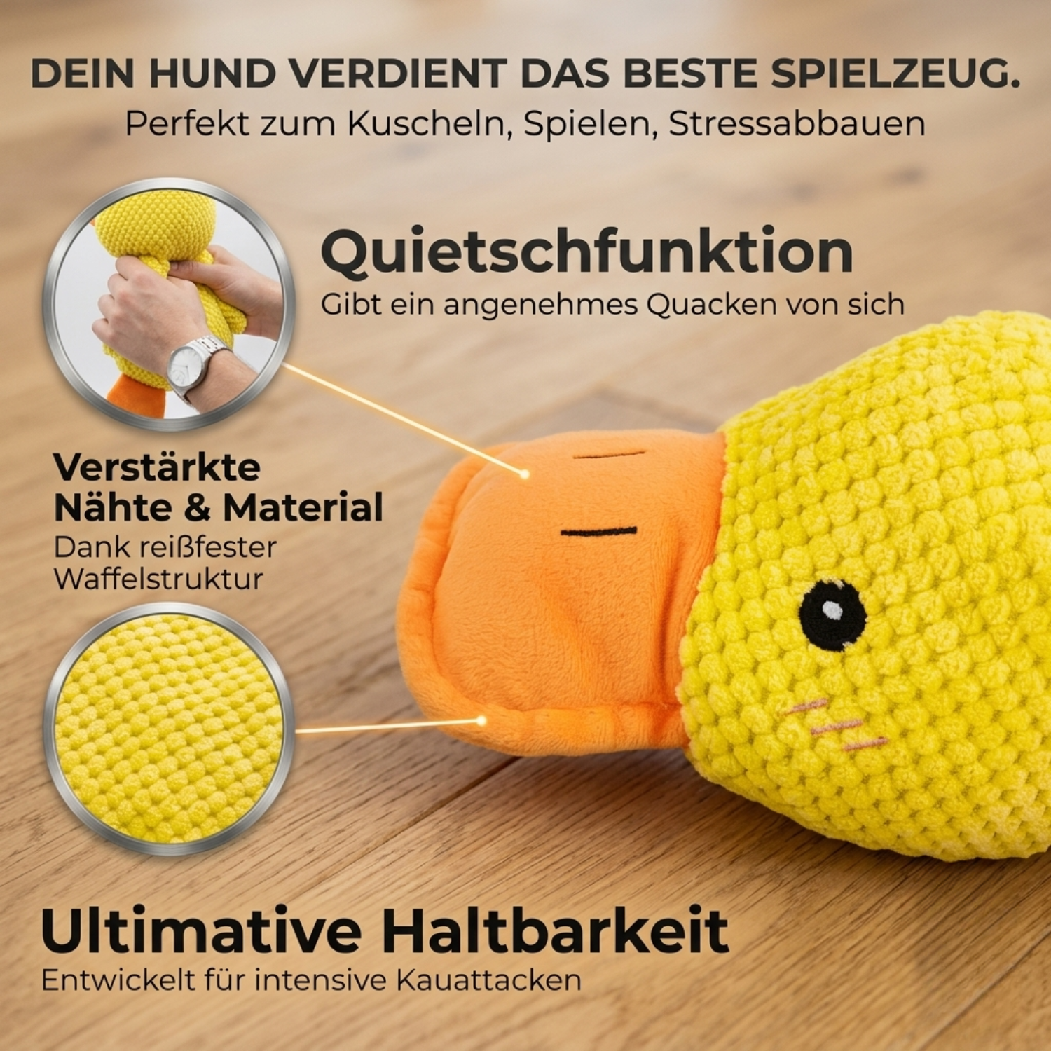 SinnesEnte™ – Beruhigt deinen Hund auf natürliche Weise