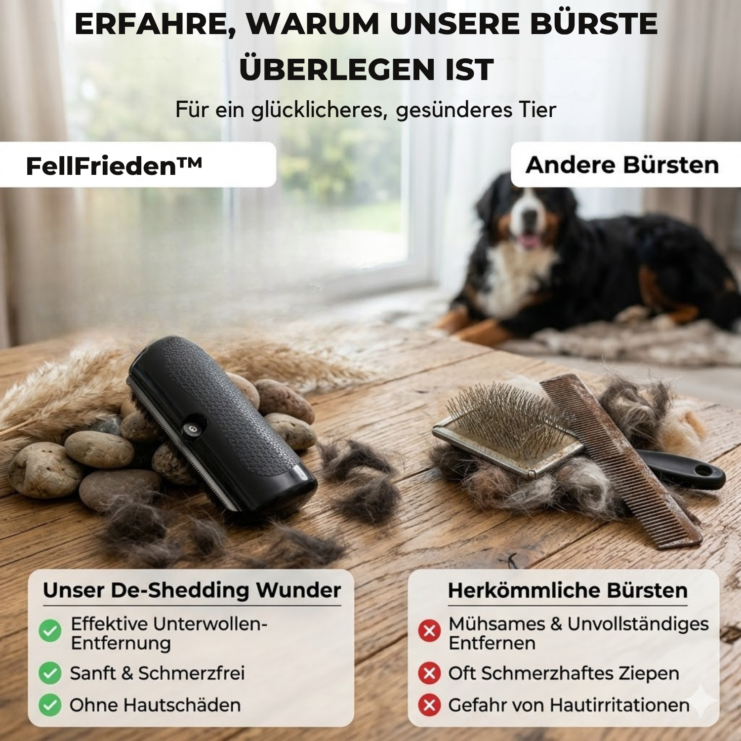 FellFrieden™ – Sauberes Zuhause. Entspannte Fellpflege.